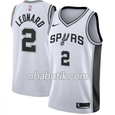 NBA Mænd Trøje San Antonio Spurs Kawhi Leonard 2 Nike 2017-18 Hvid Swingman NBA Mænd Trøje San Antonio Spurs Kawhi Leonard 2 Nike 2017-18 Hvid Swingman